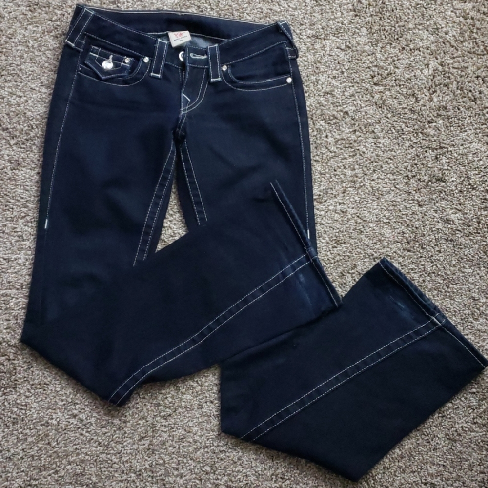 COPY - True Religion Flare Blue Jeans